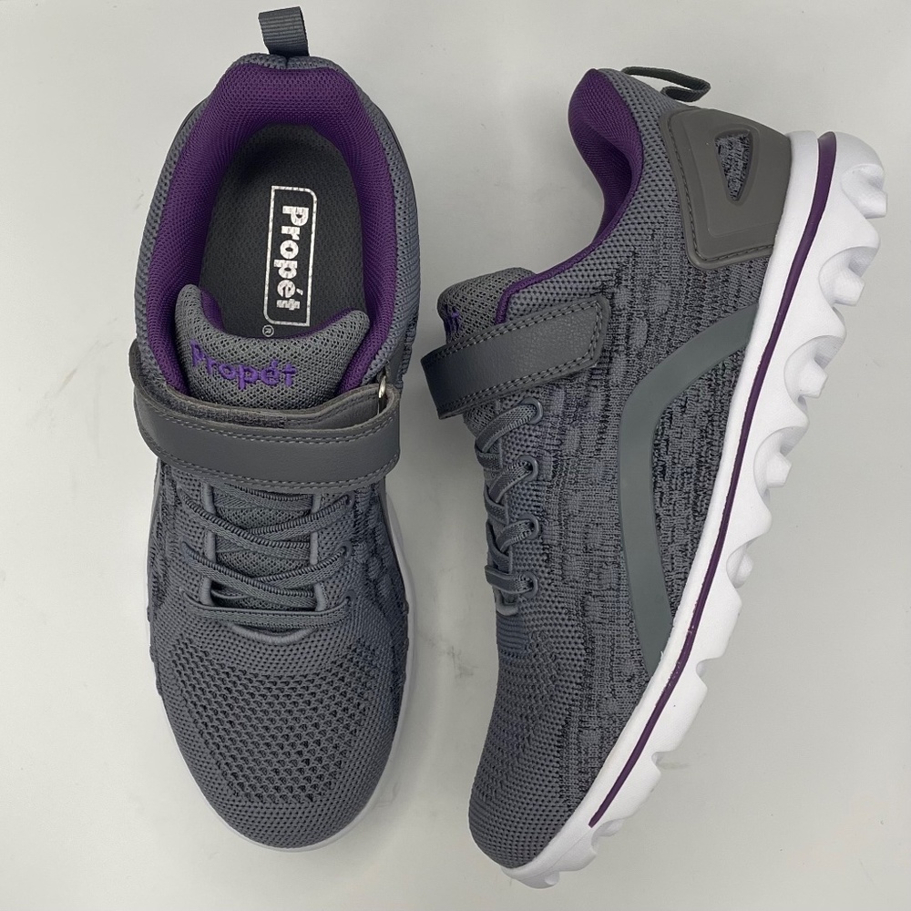 PROPET Axial mesh orthotic lightweight comfy gray sneakers women’s Size 8 1/2 - Picture 10 of 15